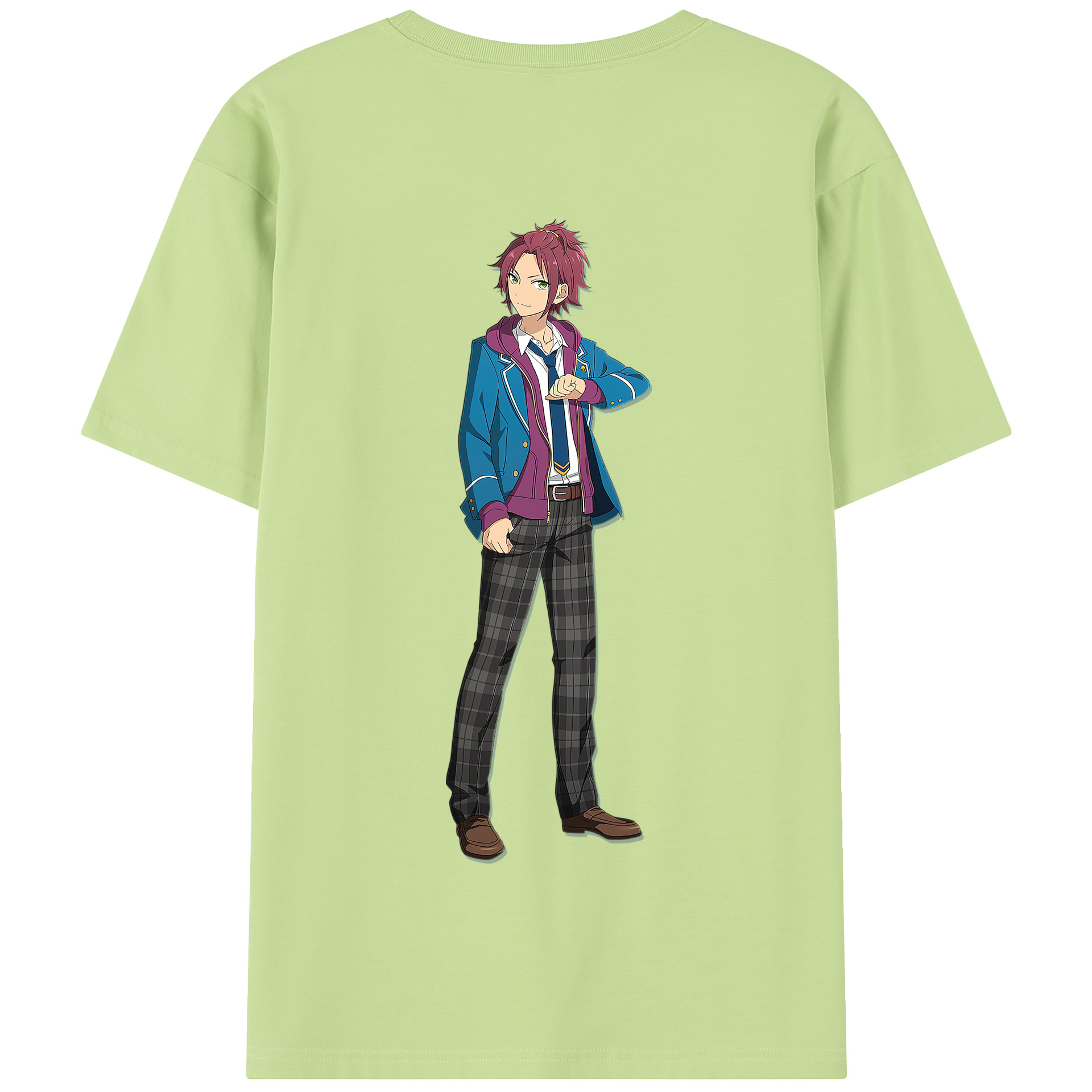 （画像用） あんさんぶるスターズ! Ensemble Stars 綿100％半袖Tシャツ（背面プリント）